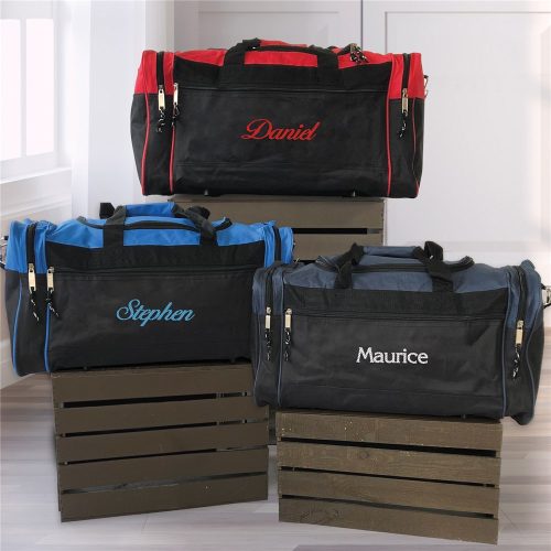 Embroidered Any Name Duffel Bag