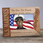 U.S. Marines Wood Picture Frame