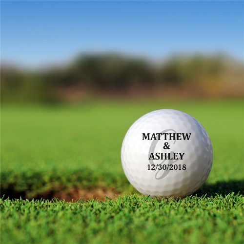 Personalized Couple Golf Ball Set