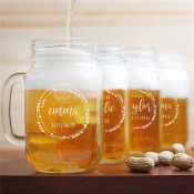 Bridal Party Mason Jar