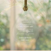 Memorial Tear Drop Ornament
