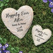 Happily Ever After Heart Garden Stone