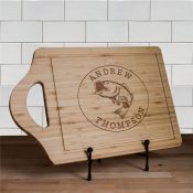 Engraved Fish Cutting Board