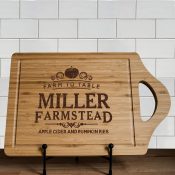 Engraved Farmstead Cutting Board