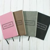 Personalized Name With Border Leather Journal