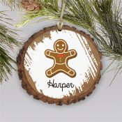 Personalized Gingerbread Christmas Cookies Ornament