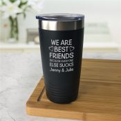 Engraved We Are Best Friends Tumbler