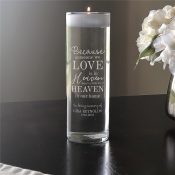 Engraved Heaven Floating Candle Vase