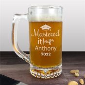 Engraved Mastered It! Sports Glass Mug