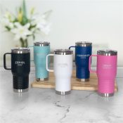 Engraved Corporate Travel Mug