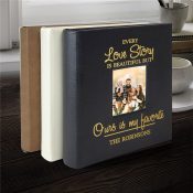 Engraved Every Love Story Photo Album
