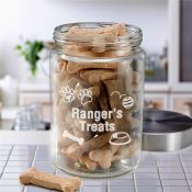 Personalized Dog Treats Jar