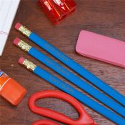 Engraved Blue School Pencils