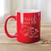Engraved Daddy's Little Girl Two-Tone Mug