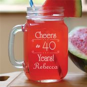 Cheeers! Birthday Mason Jar