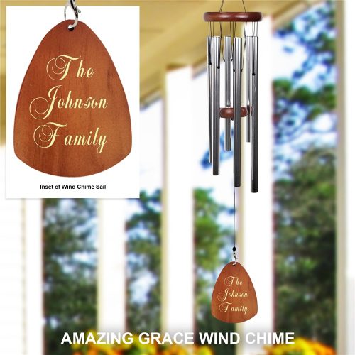 Wood Sail Wind Chime