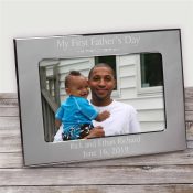 Engraved Father's Day Silver Frame