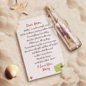 Mother's Day Message In A Bottle