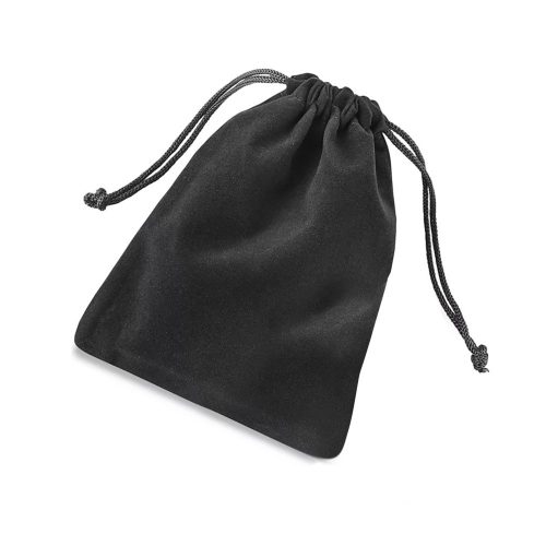 Large Black Velvet Ornament Pouch