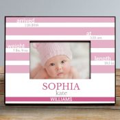New Baby Personalized Picture Frame