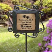 Personalized Loyal Friend Garden Stake