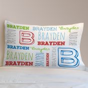 Personalized Name Toddler Pillowcase