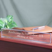 Engraved Desk Name Plate