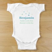 Personalized Baby Hearts Creeper