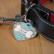 I Woof You Heart Dog Tag