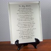 Endless Praise for Mom Personalized Plaque