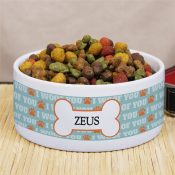 I Woof You Dog Bowl