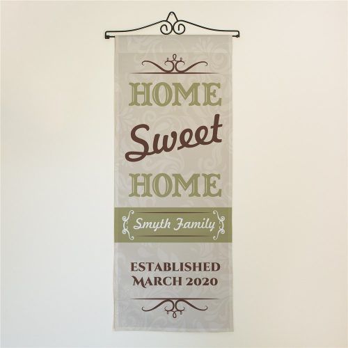 Personalized Home Sweet Home Wall Hanging