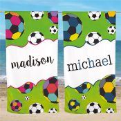 Personalized Sports Beach Towel