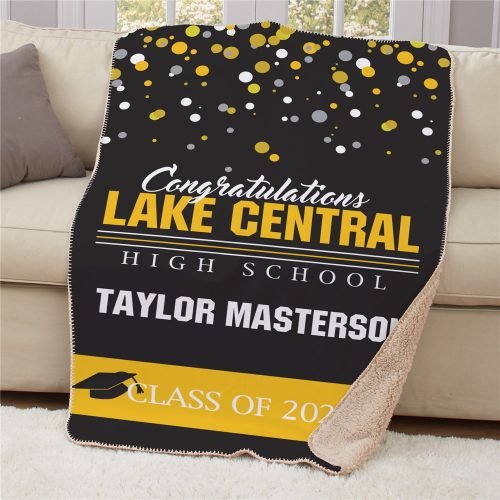 Personalized Congratulations Class Sherpa Throw