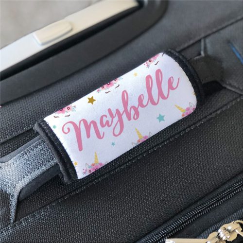 Personalized Unicorn Princess Luggage Grabber