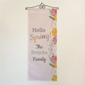 Personalized Hello Spring! Wall Hanging