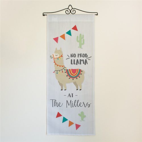 Personalized No-Prob Llama Wall Hanging