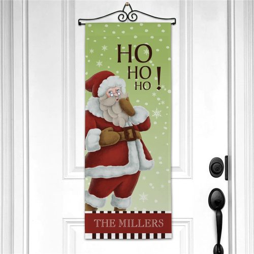 Personalized Vintage Santa Wall Hanging
