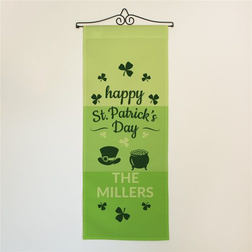 Personalized Happy St. Patrick's Day Wall Hanging