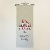 Personalized Gnome Family Wall Hanging