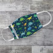 Personalized Dinosaur Youth Face Mask