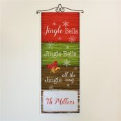 Personalized Jingle Bells Wall Hanging