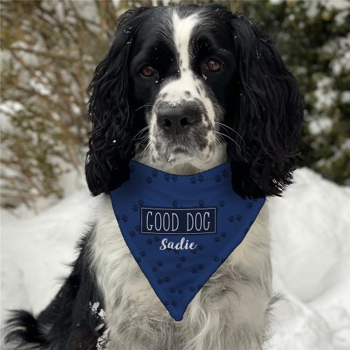 Personalized Good Dog Bandana