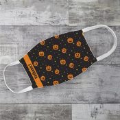 Personalized Halloween Pumpkins Adult Face Mask