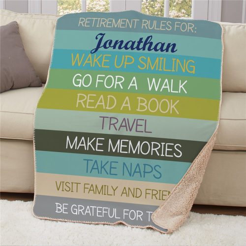 Personalized Retirement and Rules Sherpa Blanket