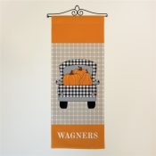 Personalized Buffalo Check Wall Hanging
