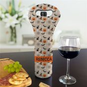 Personalized Halloween Wine Gift Bag
