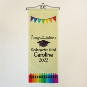 Personalized Kindergarten Grad Wall Hanging
