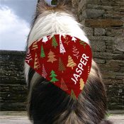Personalized Christmas Trees Pet Bandana