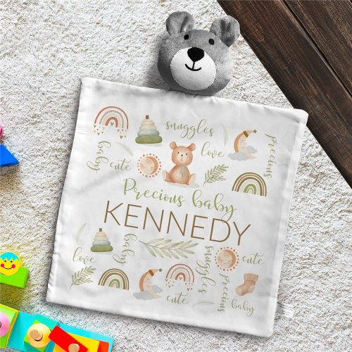 Personalized Precious Baby Bear Lovie
